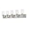 Z-Lite Savannah 5 Light Vanity, Brushed Nickel & Clear 462-5V-BN - alternate 3